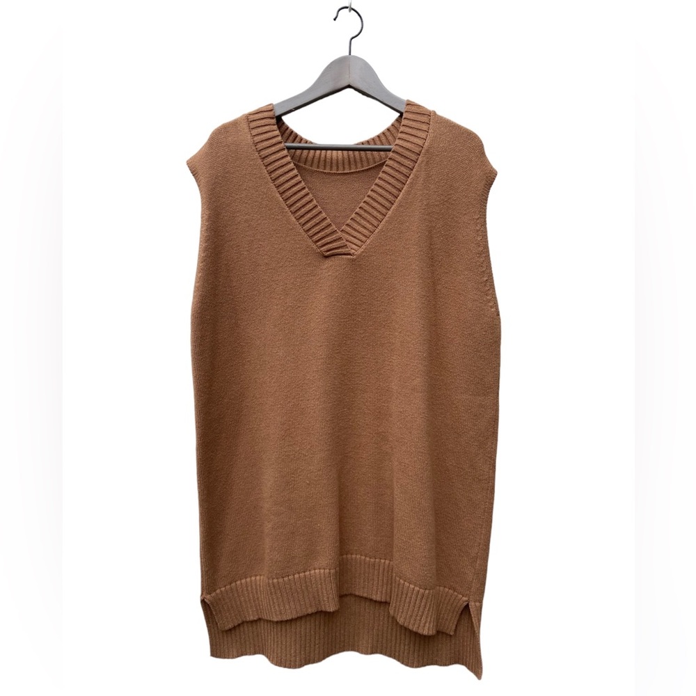 CARAMEL SWEATER VEST